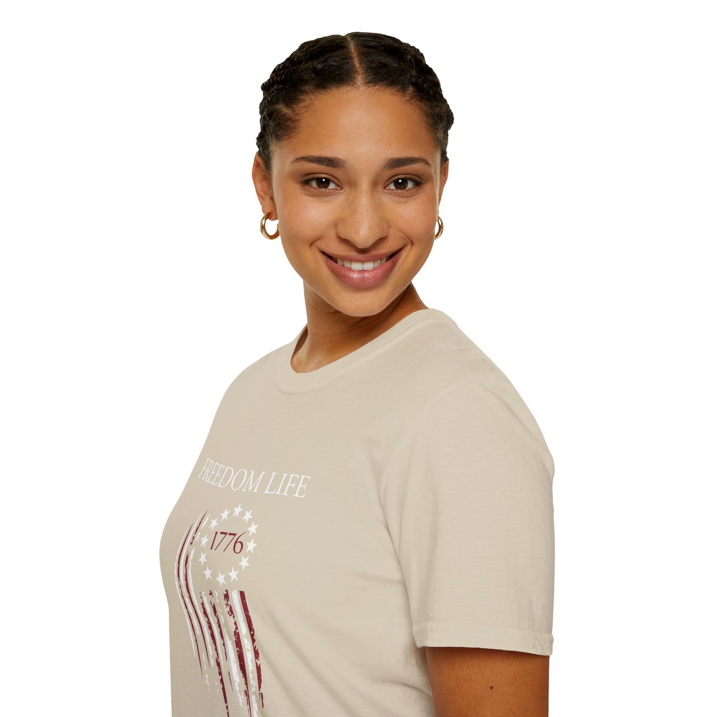 Freedom Life Graphic T-Shirt, Patriotic Apparel, Freedom Tee, Independence Day Gift, 4th of July Celebration, Freedom LIfe Shirt