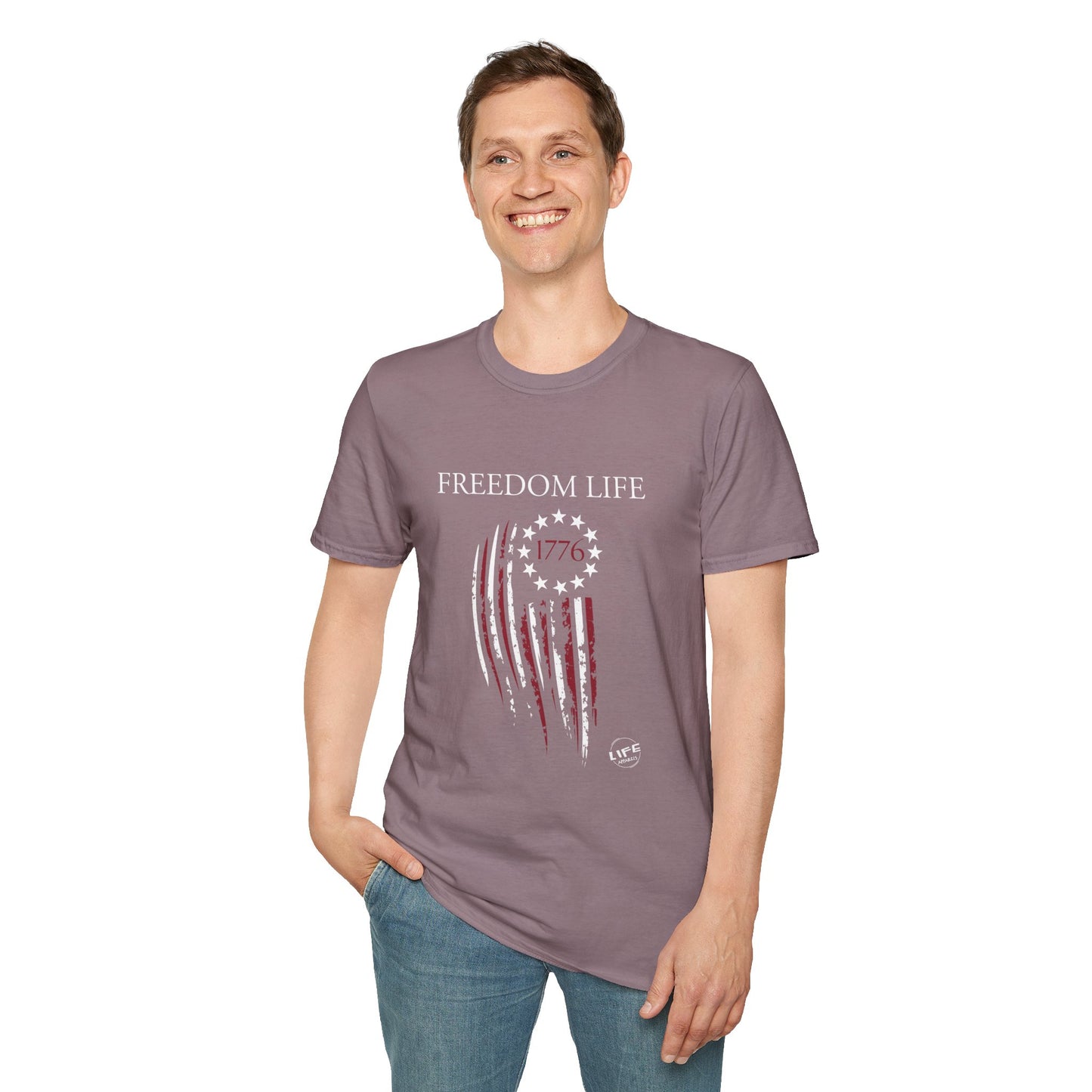 Freedom Life Graphic T-Shirt, Patriotic Apparel, Freedom Tee, Independence Day Gift, 4th of July Celebration, Freedom LIfe Shirt
