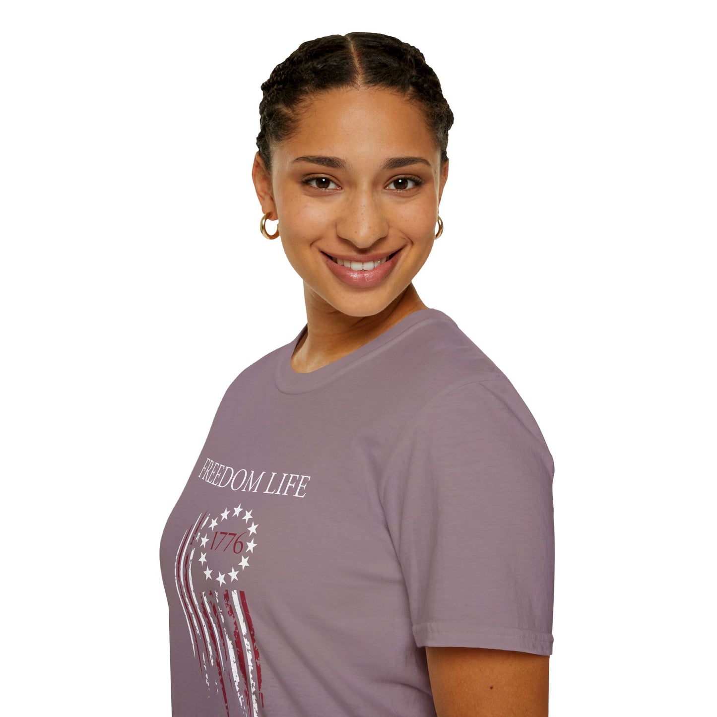 Freedom Life Graphic T-Shirt, Patriotic Apparel, Freedom Tee, Independence Day Gift, 4th of July Celebration, Freedom LIfe Shirt
