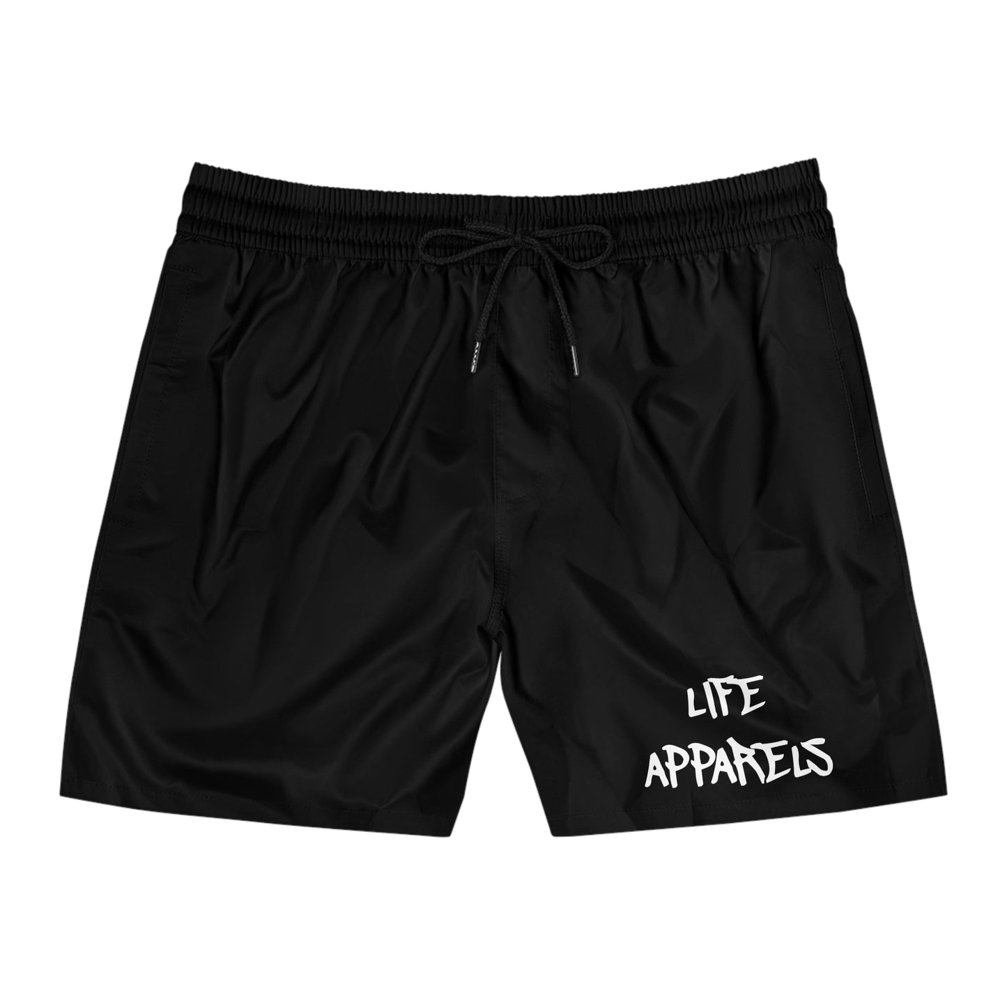 Men's Mid-Length Swim Shorts with Life Apparels Design