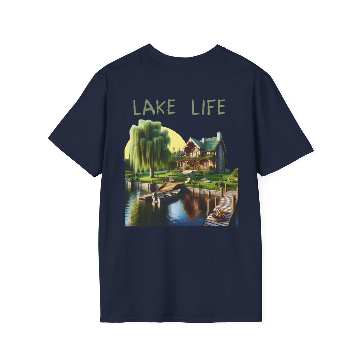 Lake Life Unisex Softstyle T-Shirt - Perfect Summer Outfit & Gift for Nature Lovers