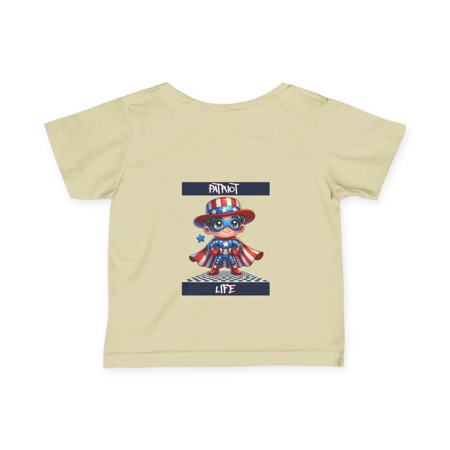 Patriot Infant Fine Jersey Tee - Cute Baby Shirt for Independence Day