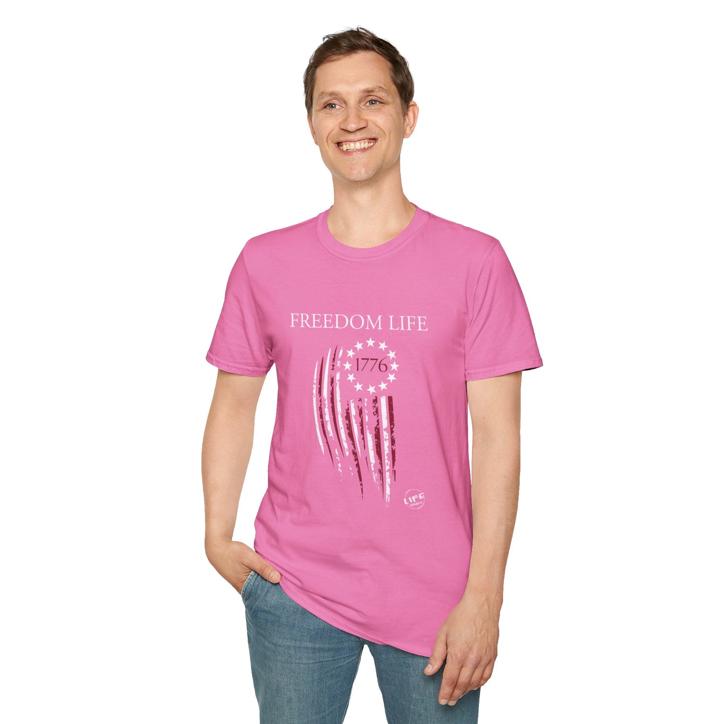 Freedom Life Graphic T-Shirt, Patriotic Apparel, Freedom Tee, Independence Day Gift, 4th of July Celebration, Freedom LIfe Shirt