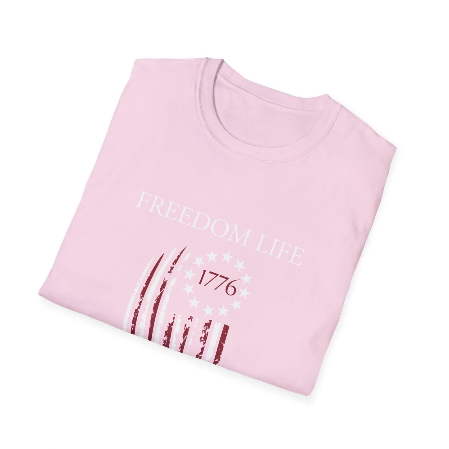 Freedom Life Graphic T-Shirt, Patriotic Apparel, Freedom Tee, Independence Day Gift, 4th of July Celebration, Freedom LIfe Shirt