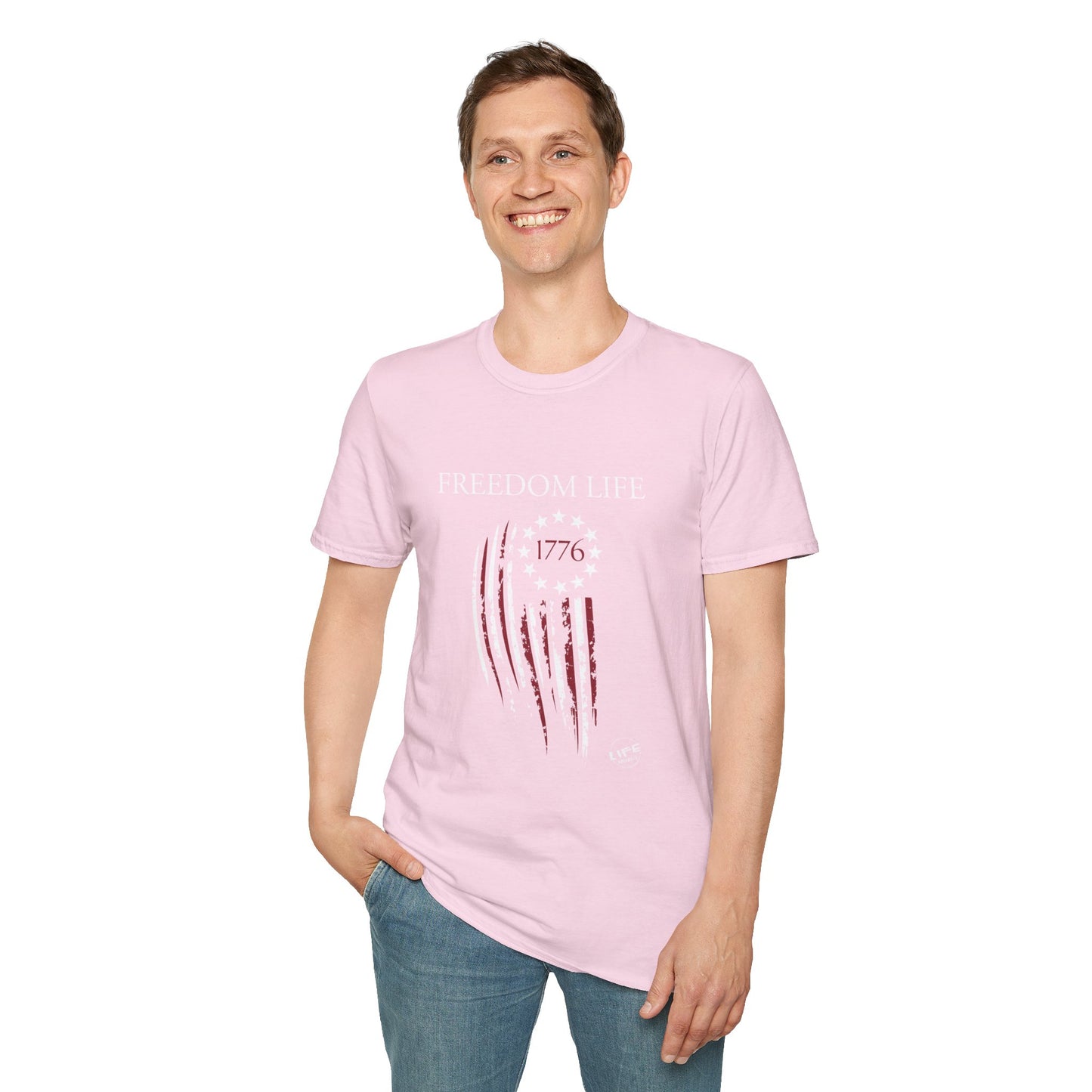 Freedom Life Graphic T-Shirt, Patriotic Apparel, Freedom Tee, Independence Day Gift, 4th of July Celebration, Freedom LIfe Shirt
