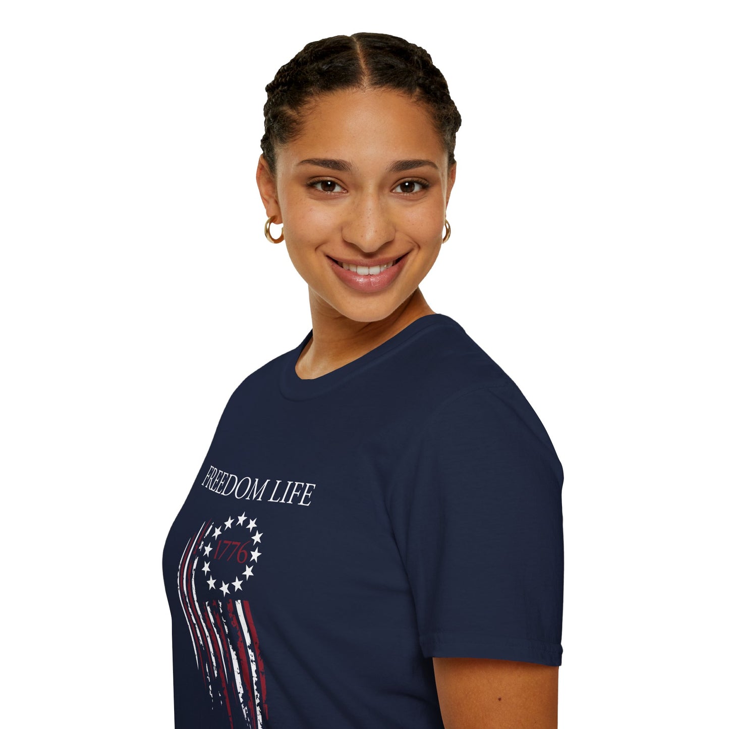 Freedom Life Graphic T-Shirt, Patriotic Apparel, Freedom Tee, Independence Day Gift, 4th of July Celebration, Freedom LIfe Shirt