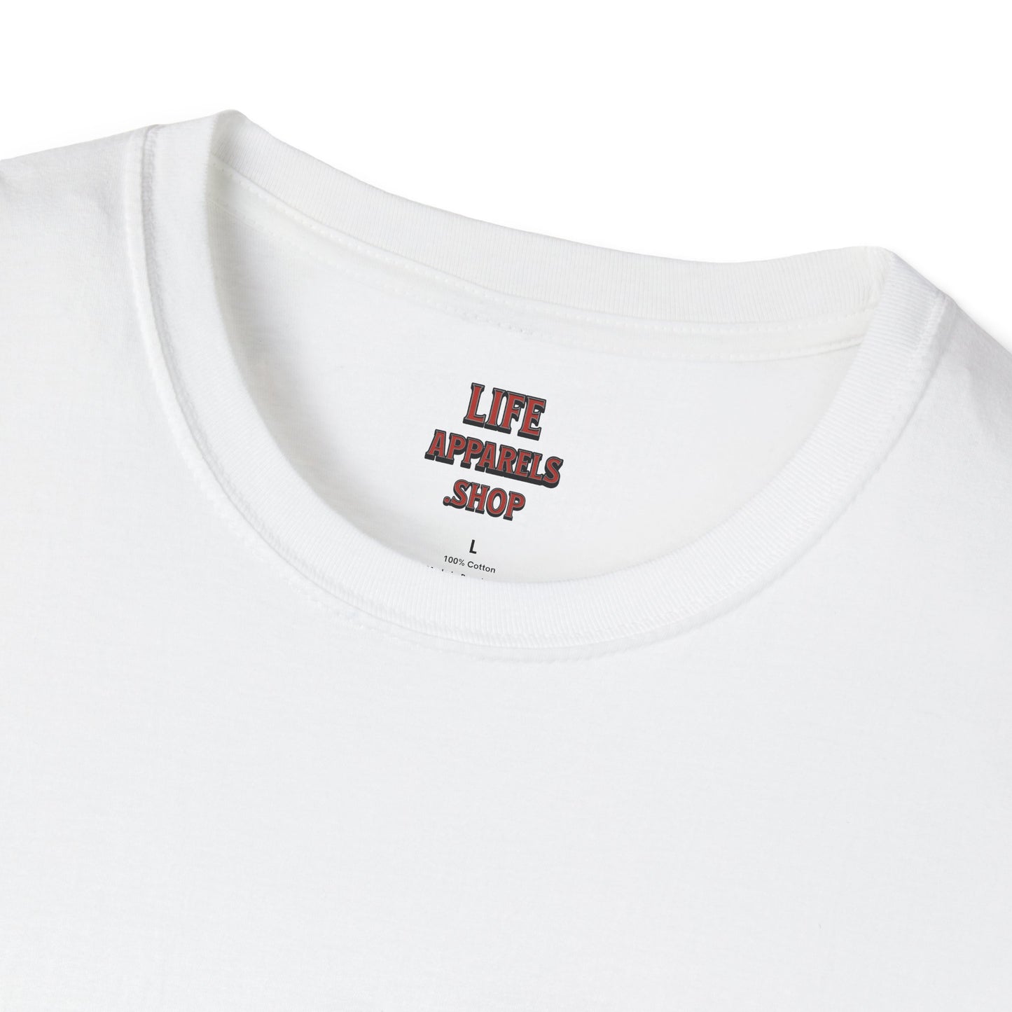 Firefighter Life Softstyle T-Shirt - Bravery Beyond the Flames