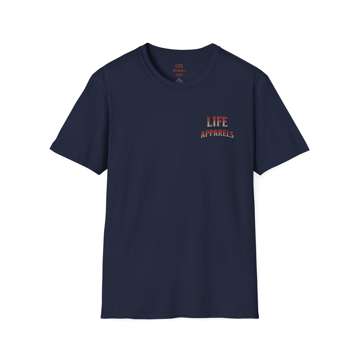 Firefighter Life Softstyle T-Shirt - First In, Last Out Design