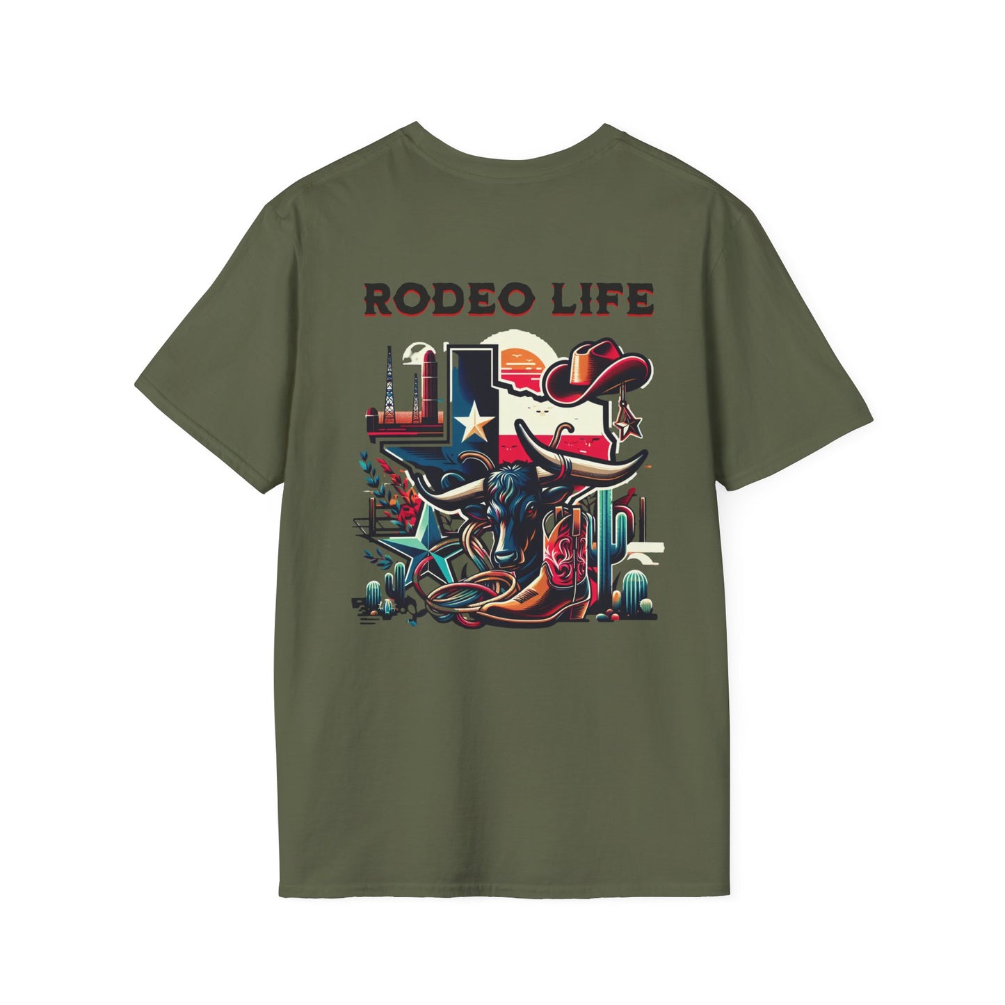 Rodeo Life Unisex Softstyle T-Shirt - Fun & Stylish Western Apparel