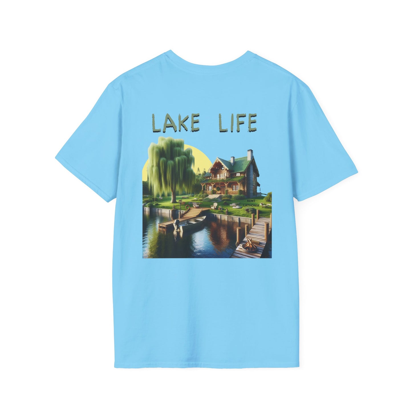 Lake Life Unisex Softstyle T-Shirt - Perfect Summer Outfit & Gift for Nature Lovers