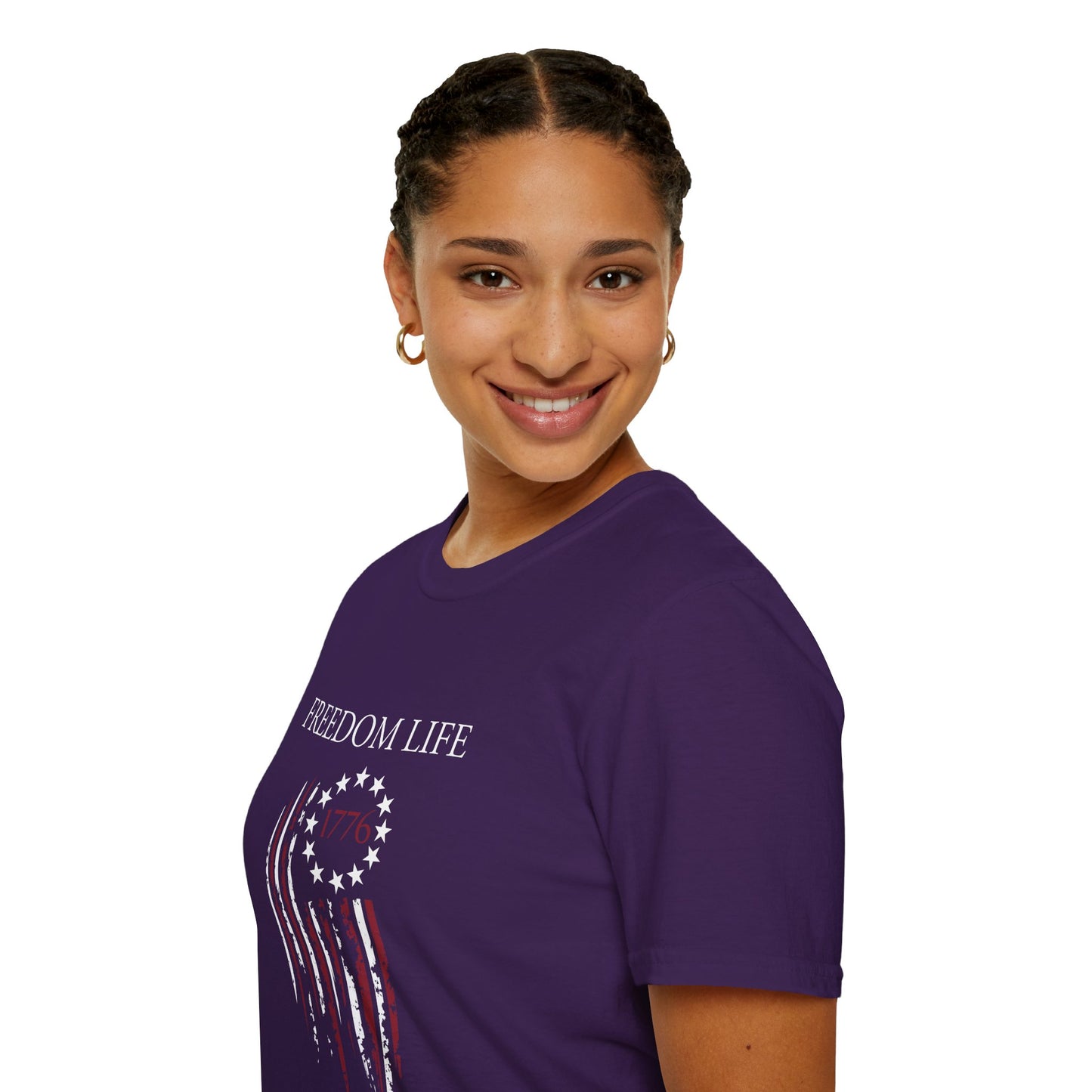 Freedom Life Graphic T-Shirt, Patriotic Apparel, Freedom Tee, Independence Day Gift, 4th of July Celebration, Freedom LIfe Shirt