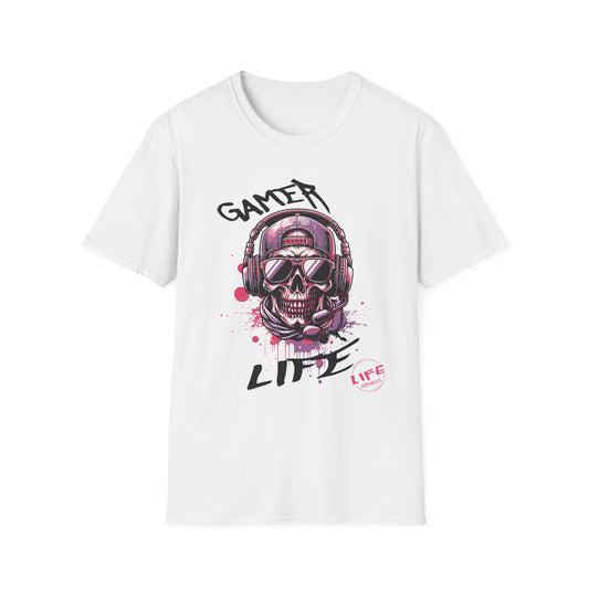 Gamer Life Unisex T-Shirt, Casual Gamer Tee, Video Game Lover Gift, Cool Graphic Tee, Birthday Gift for Gamers