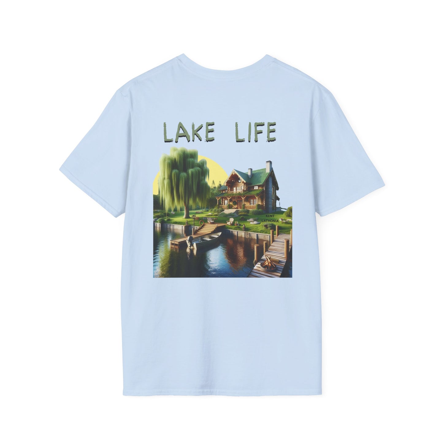 Lake Life Unisex Softstyle T-Shirt - Perfect Summer Outfit & Gift for Nature Lovers