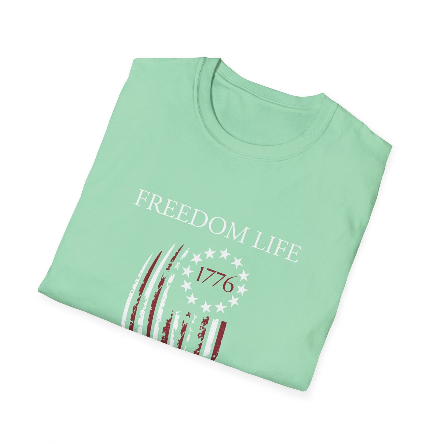 Freedom Life Graphic T-Shirt, Patriotic Apparel, Freedom Tee, Independence Day Gift, 4th of July Celebration, Freedom LIfe Shirt