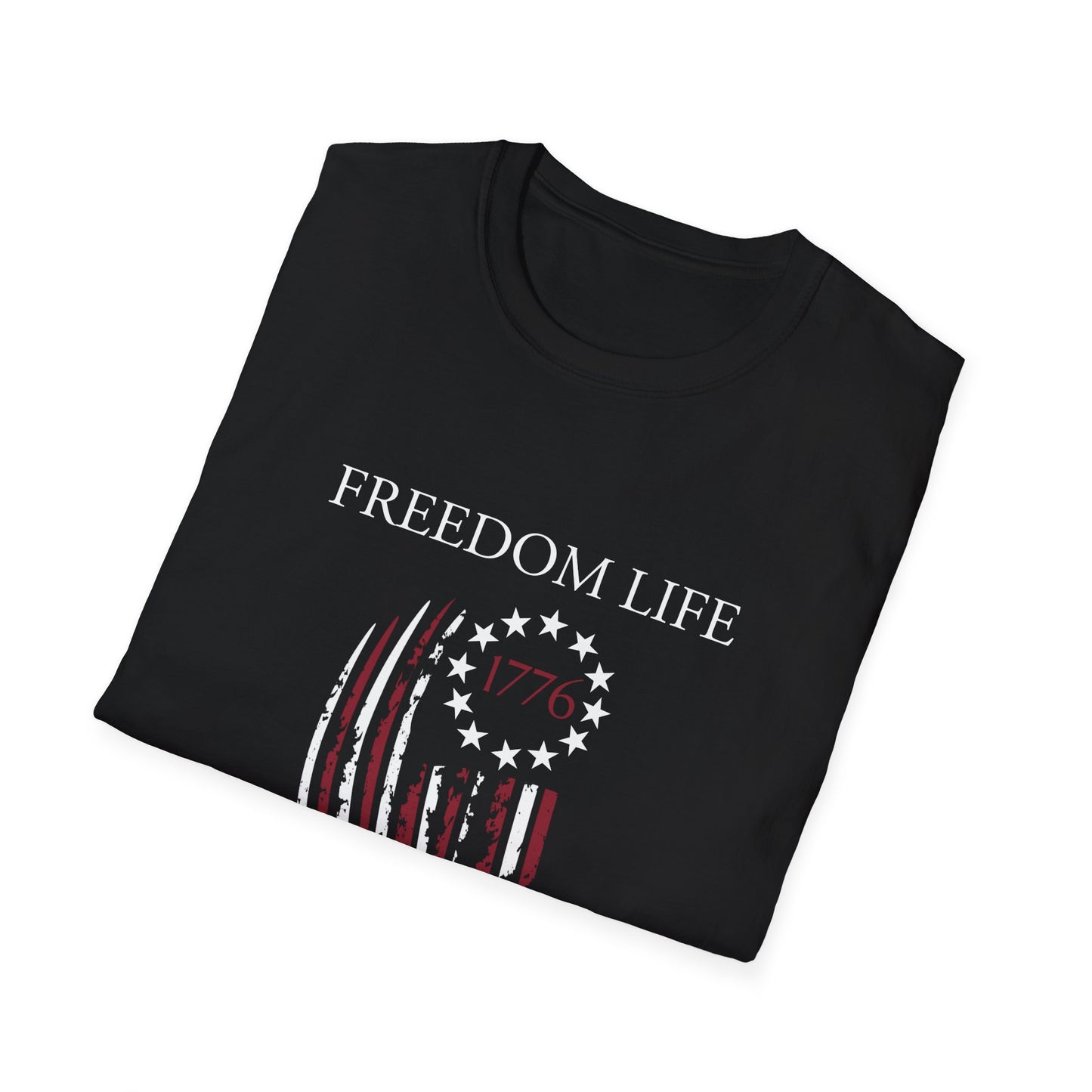 Freedom Life Graphic T-Shirt, Patriotic Apparel, Freedom Tee, Independence Day Gift, 4th of July Celebration, Freedom LIfe Shirt