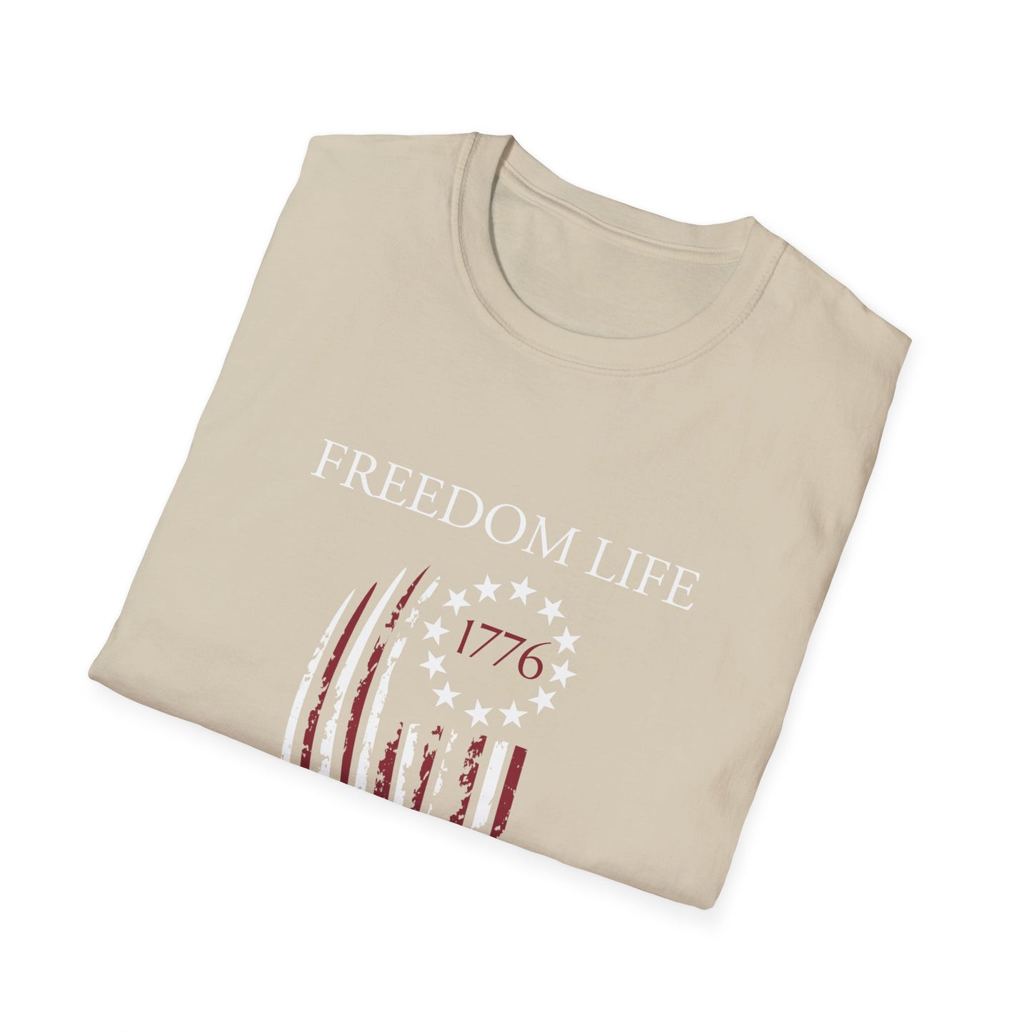 Freedom Life Graphic T-Shirt, Patriotic Apparel, Freedom Tee, Independence Day Gift, 4th of July Celebration, Freedom LIfe Shirt