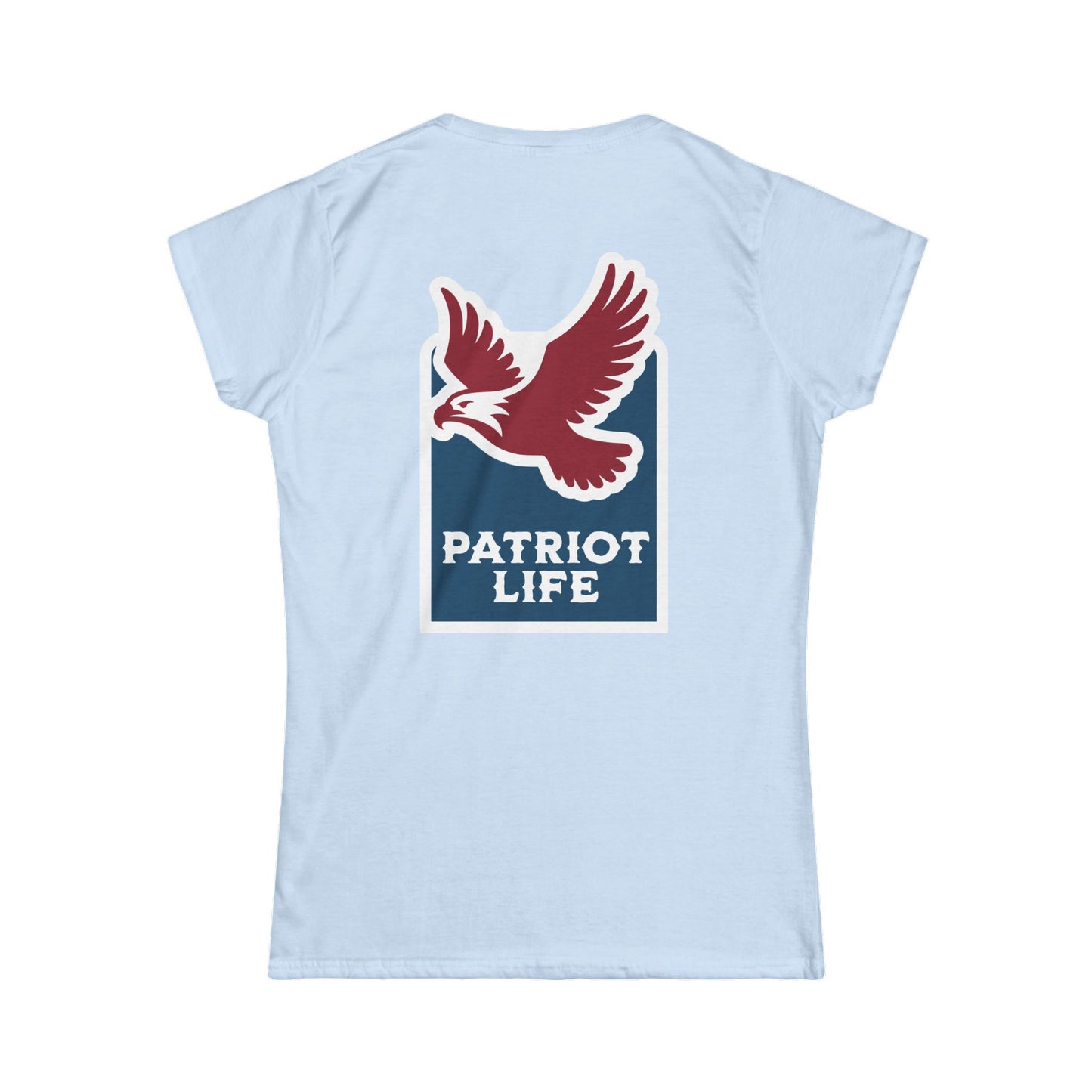 Patriot Life Women's Softstyle Tee - Casual Comfortable T-Shirt for Freedom Lovers