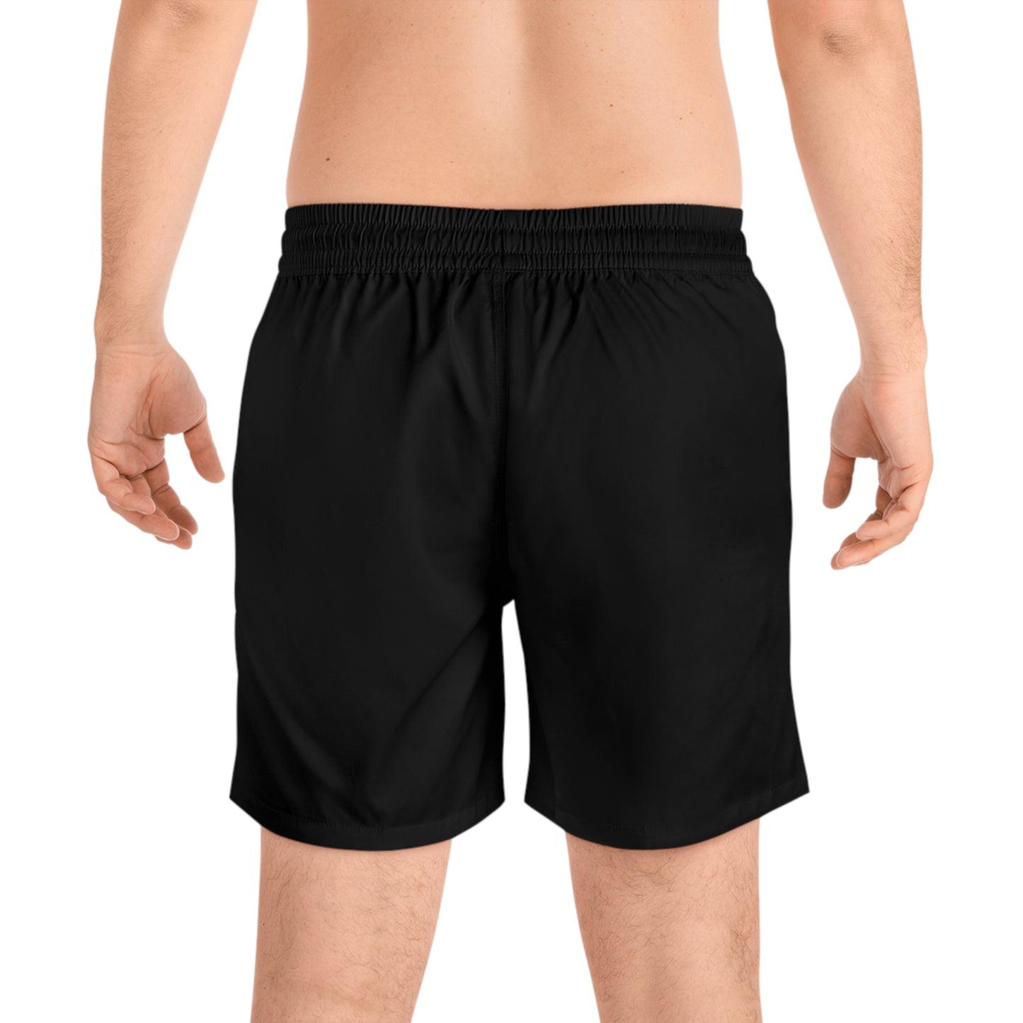 Men's Mid-Length Swim Shorts with Life Apparels Design