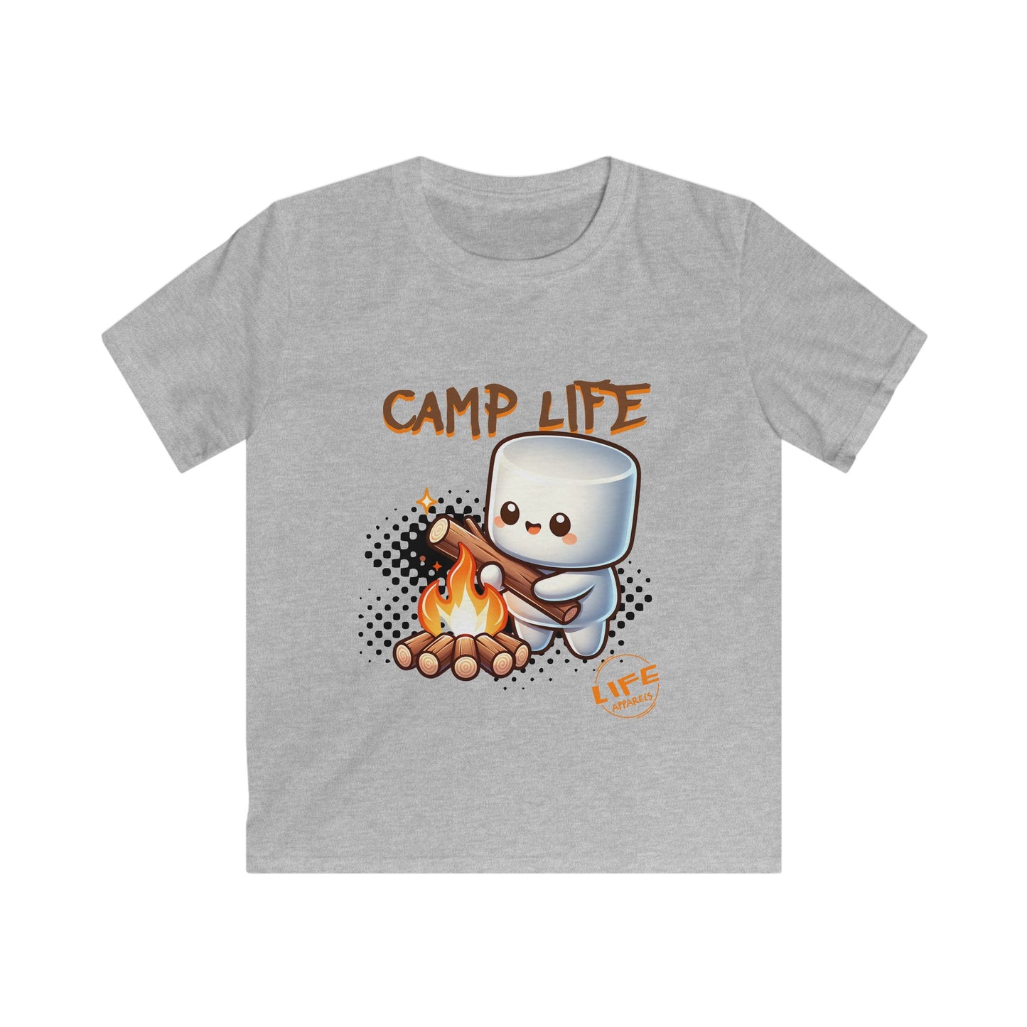 Camp Life Kids Tee, Summer Fun Shirt, Adventure T-Shirt, Camping Apparel, Outdoor Kids Clothes