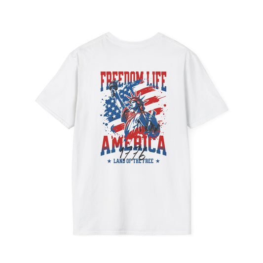 Patriotic Freedom T-Shirt - Celebrate America with Life Apparels