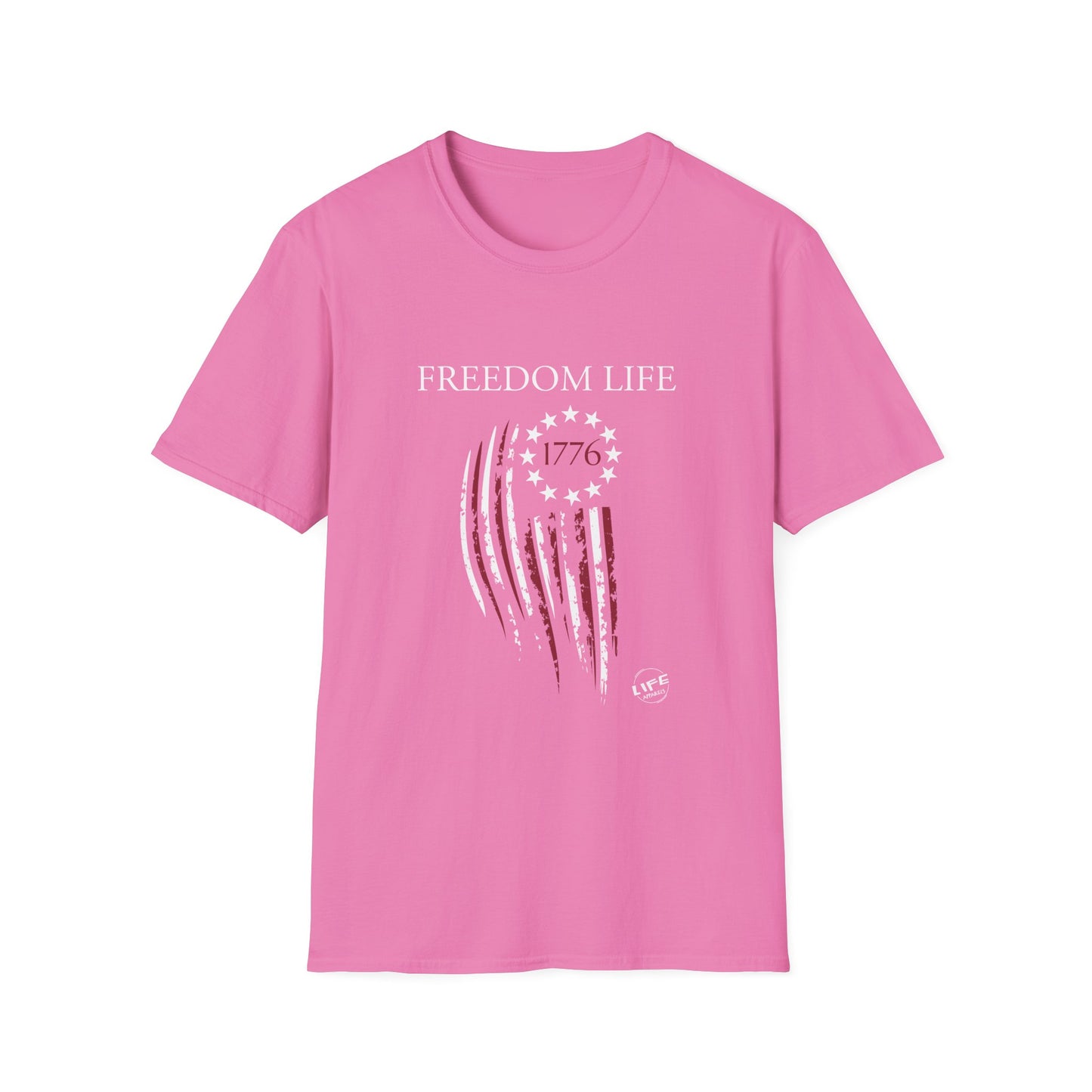 Freedom Life Graphic T-Shirt, Patriotic Apparel, Freedom Tee, Independence Day Gift, 4th of July Celebration, Freedom LIfe Shirt