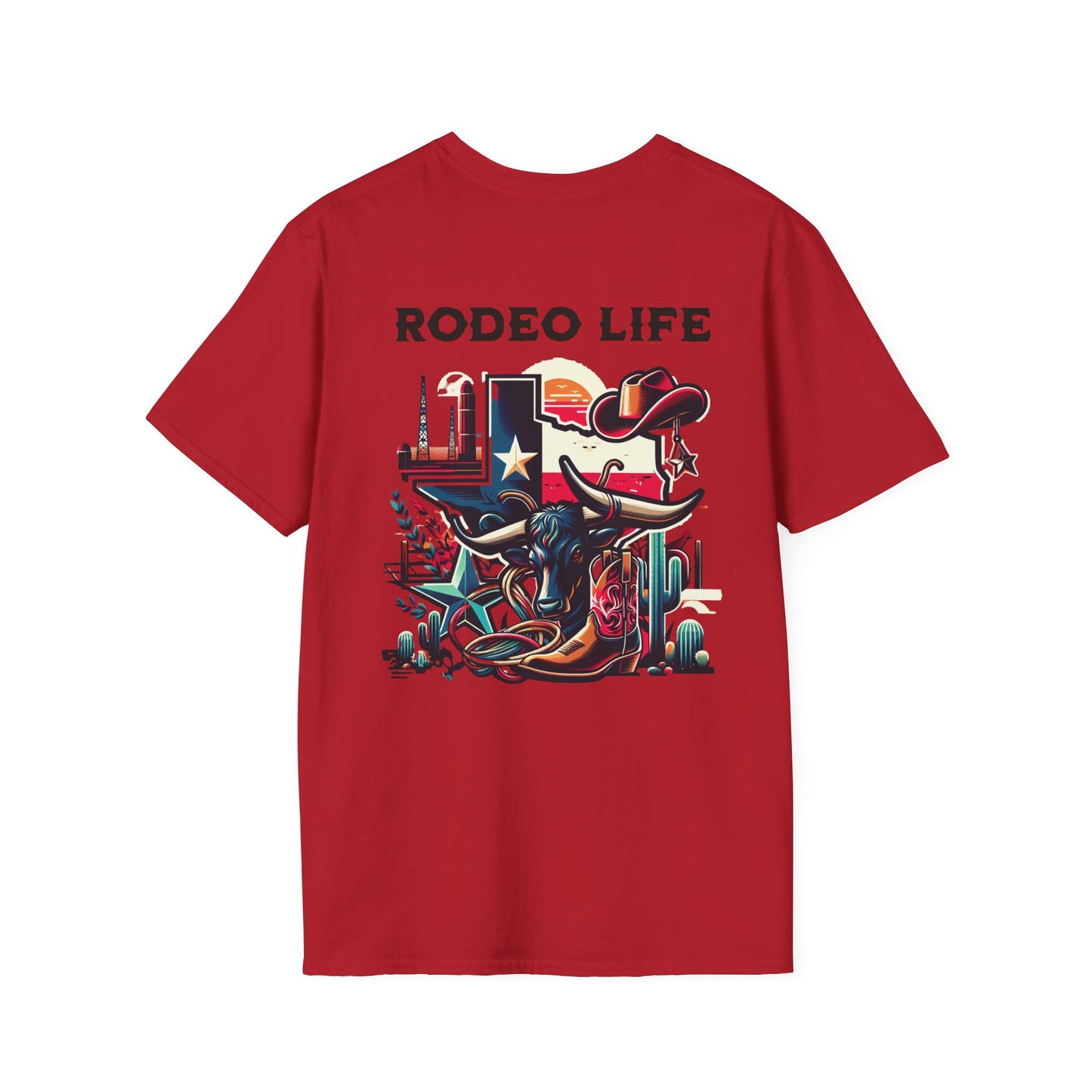 Rodeo Life Unisex Softstyle T-Shirt - Fun & Stylish Western Apparel