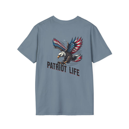 Patriot Life Softstyle T-Shirt - American Eagle Design