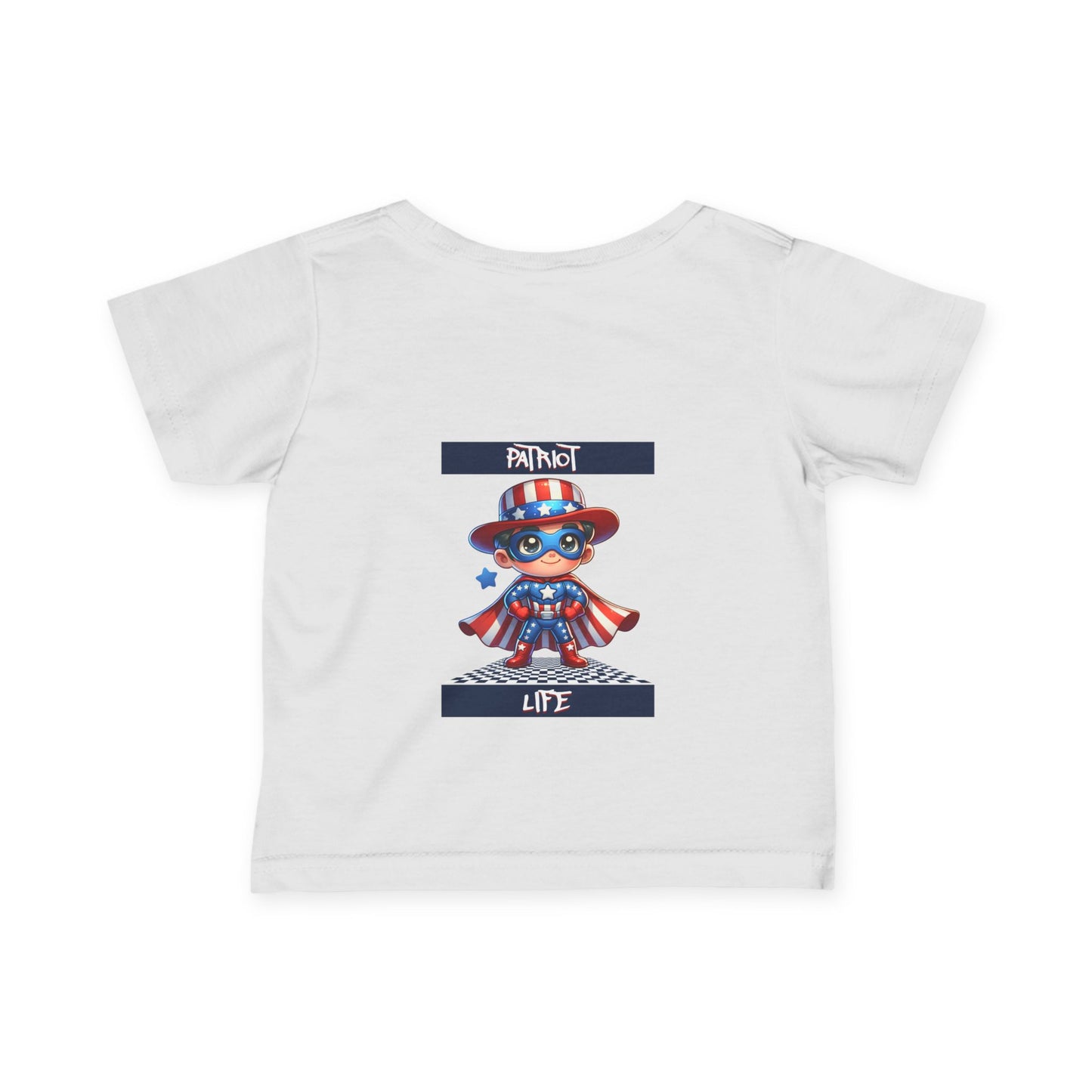 Patriot Infant Fine Jersey Tee - Cute Baby Shirt for Independence Day