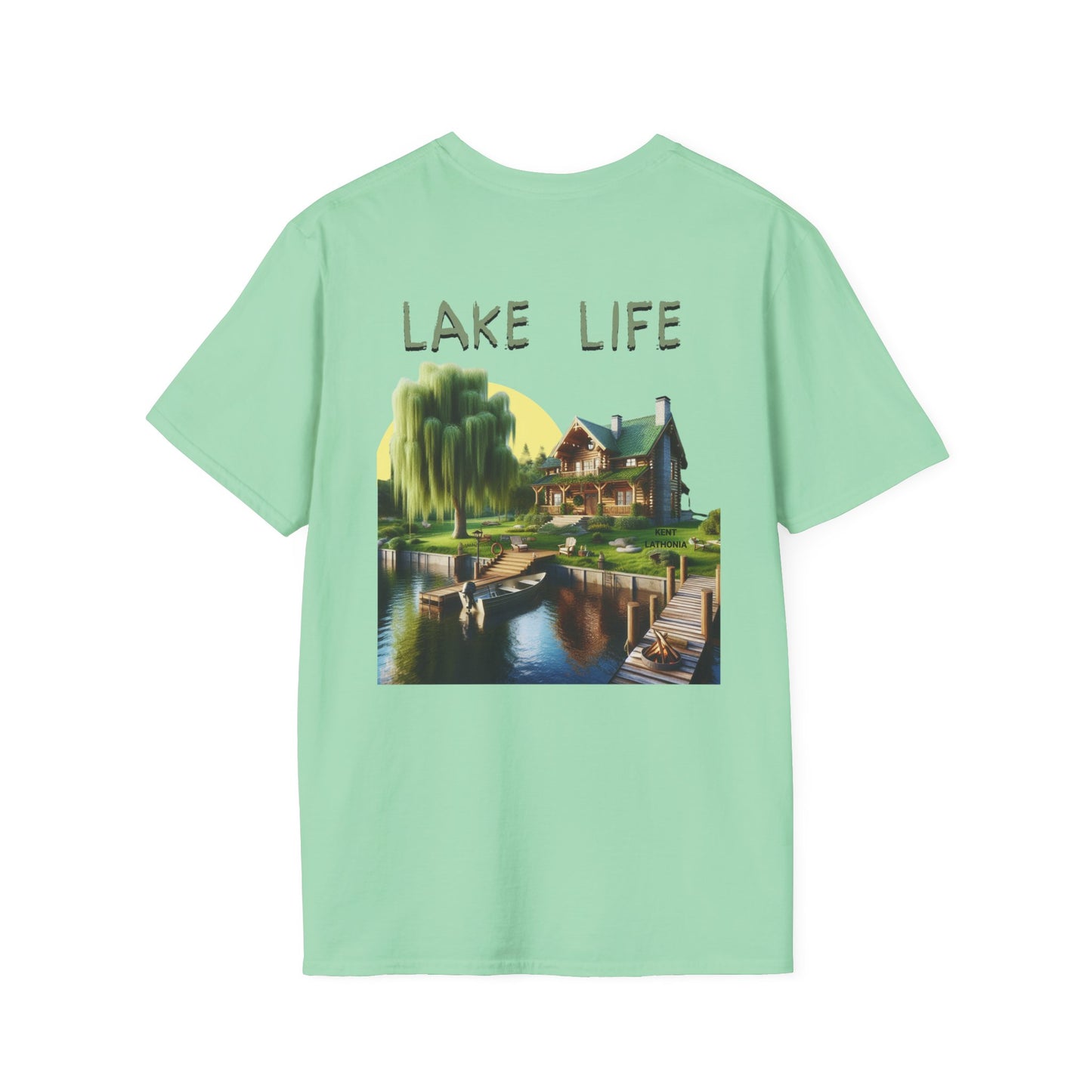 Lake Life Unisex Softstyle T-Shirt - Perfect Summer Outfit & Gift for Nature Lovers