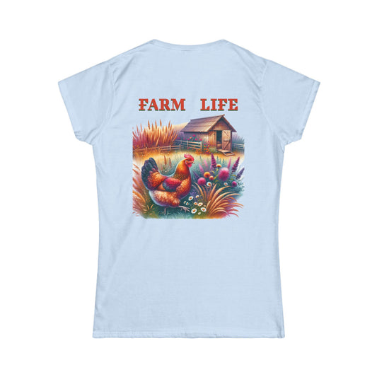 Women's Farm Life Graphic Tee - Embrace the Country Vibe