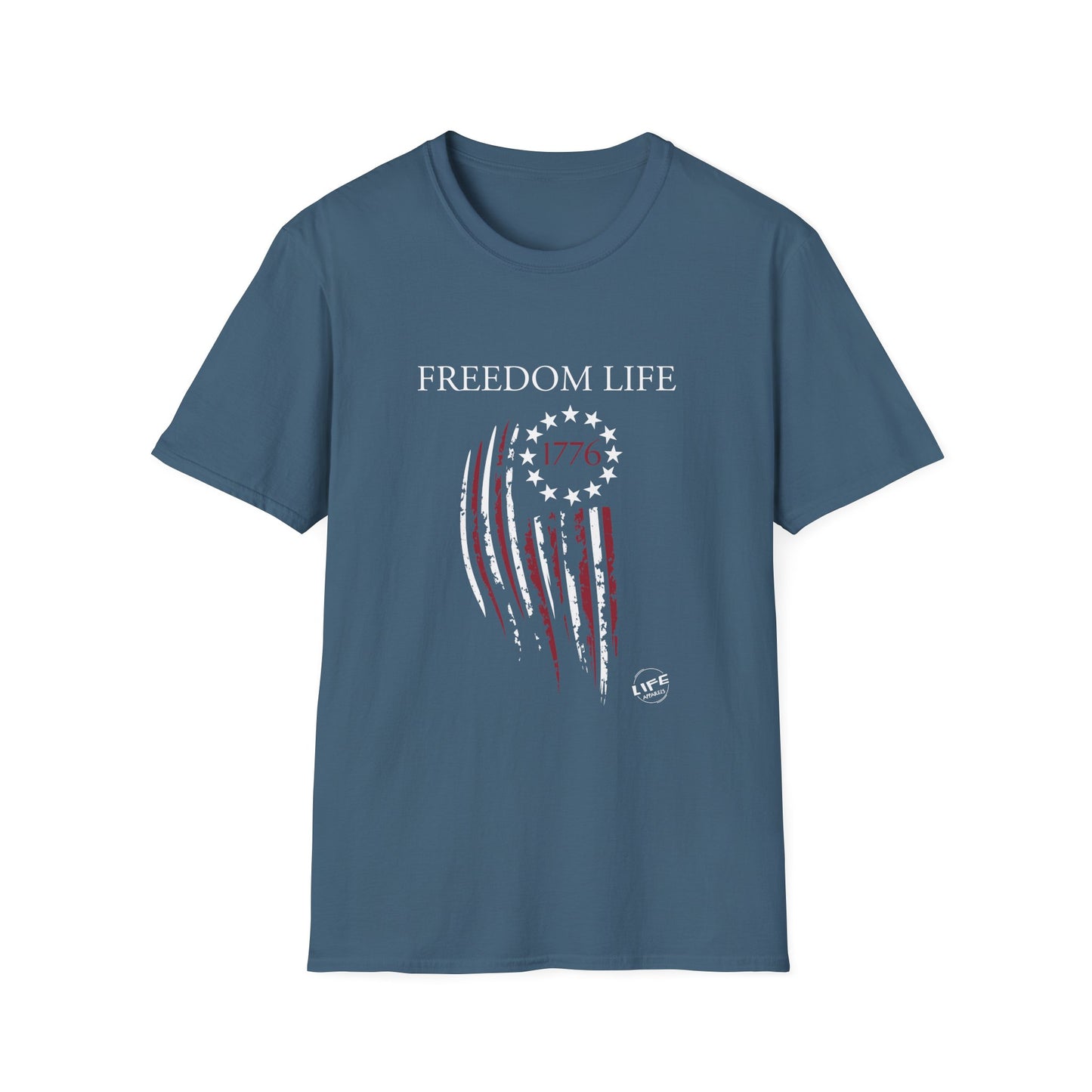 Freedom Life Graphic T-Shirt, Patriotic Apparel, Freedom Tee, Independence Day Gift, 4th of July Celebration, Freedom LIfe Shirt