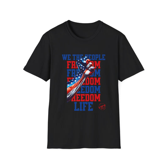 Freedom T-Shirt, Patriotic Tee, Unisex Graphic Shirt, Independence Day Apparel, Gift for Activists, Political Merchandise