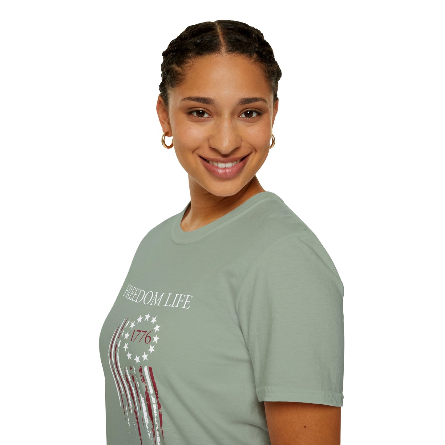 Freedom Life Graphic T-Shirt, Patriotic Apparel, Freedom Tee, Independence Day Gift, 4th of July Celebration, Freedom LIfe Shirt