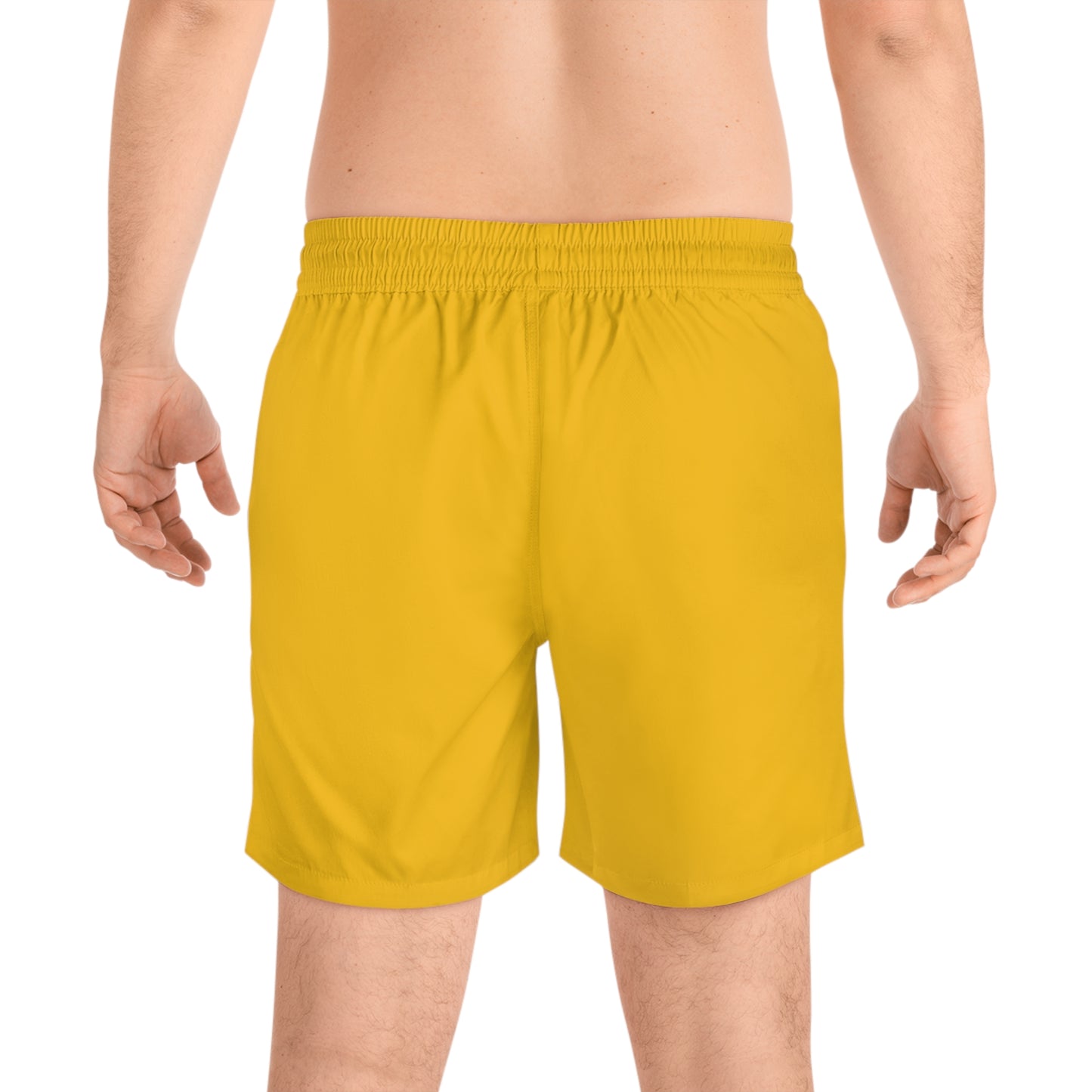 Vibrant Yellow Men's Swim Shorts - Perfect for Summer Fun