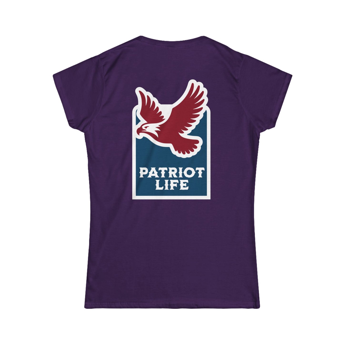 Patriot Life Women's Softstyle Tee - Casual Comfortable T-Shirt for Freedom Lovers