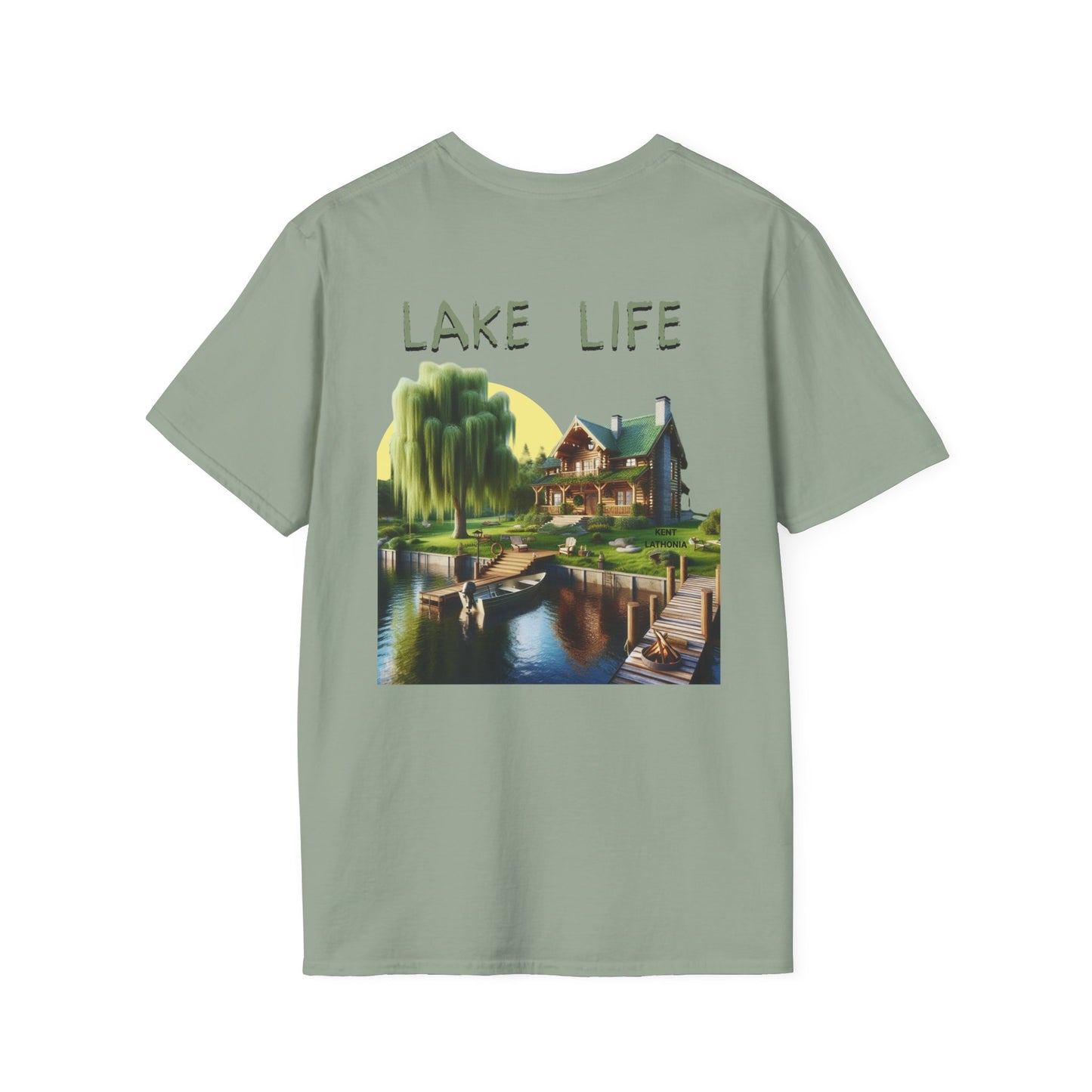 Lake Life Unisex Softstyle T-Shirt - Perfect Summer Outfit & Gift for Nature Lovers