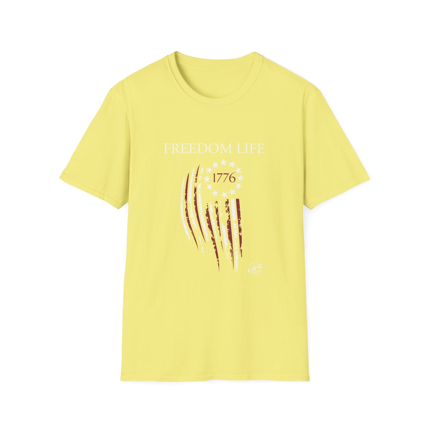Freedom Life Graphic T-Shirt, Patriotic Apparel, Freedom Tee, Independence Day Gift, 4th of July Celebration, Freedom LIfe Shirt