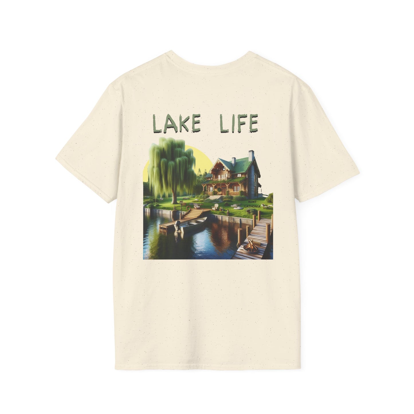 Lake Life Unisex Softstyle T-Shirt - Perfect Summer Outfit & Gift for Nature Lovers