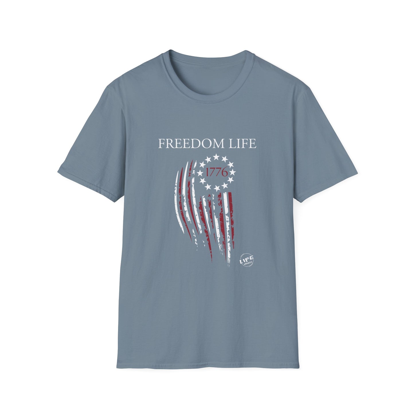 Freedom Life Graphic T-Shirt, Patriotic Apparel, Freedom Tee, Independence Day Gift, 4th of July Celebration, Freedom LIfe Shirt