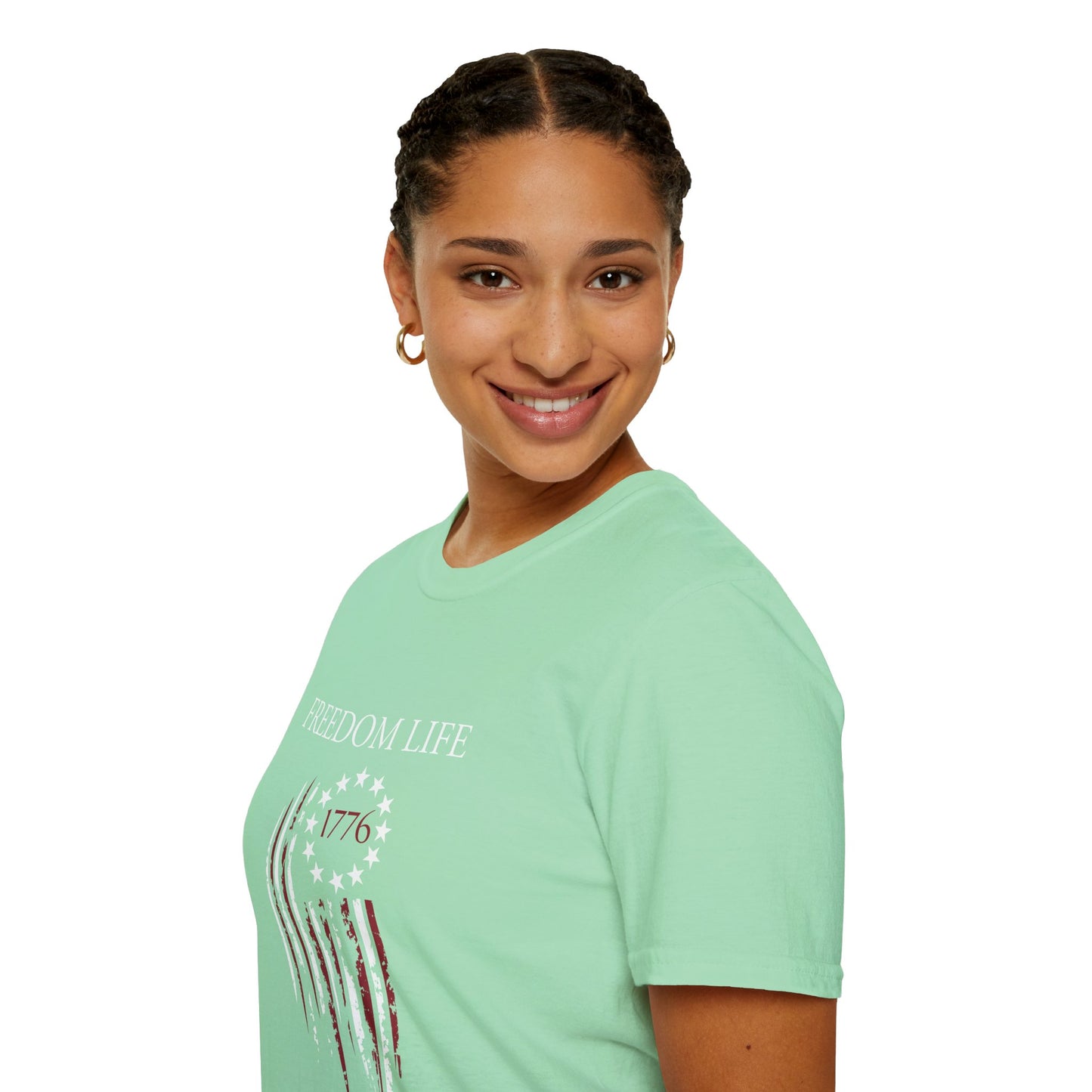 Freedom Life Graphic T-Shirt, Patriotic Apparel, Freedom Tee, Independence Day Gift, 4th of July Celebration, Freedom LIfe Shirt