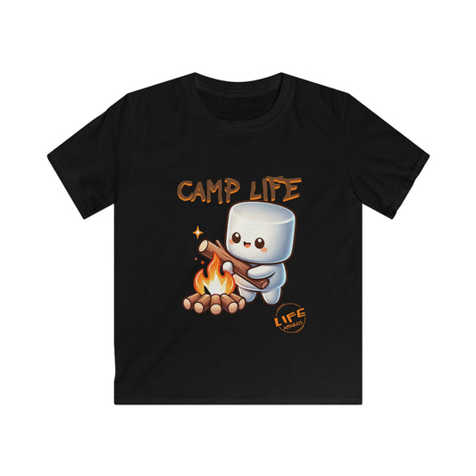 Camp Life Kids Tee, Summer Fun Shirt, Adventure T-Shirt, Camping Apparel, Outdoor Kids Clothes