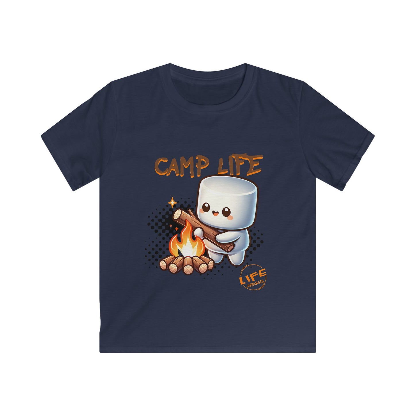 Camp Life Kids Tee, Summer Fun Shirt, Adventure T-Shirt, Camping Apparel, Outdoor Kids Clothes