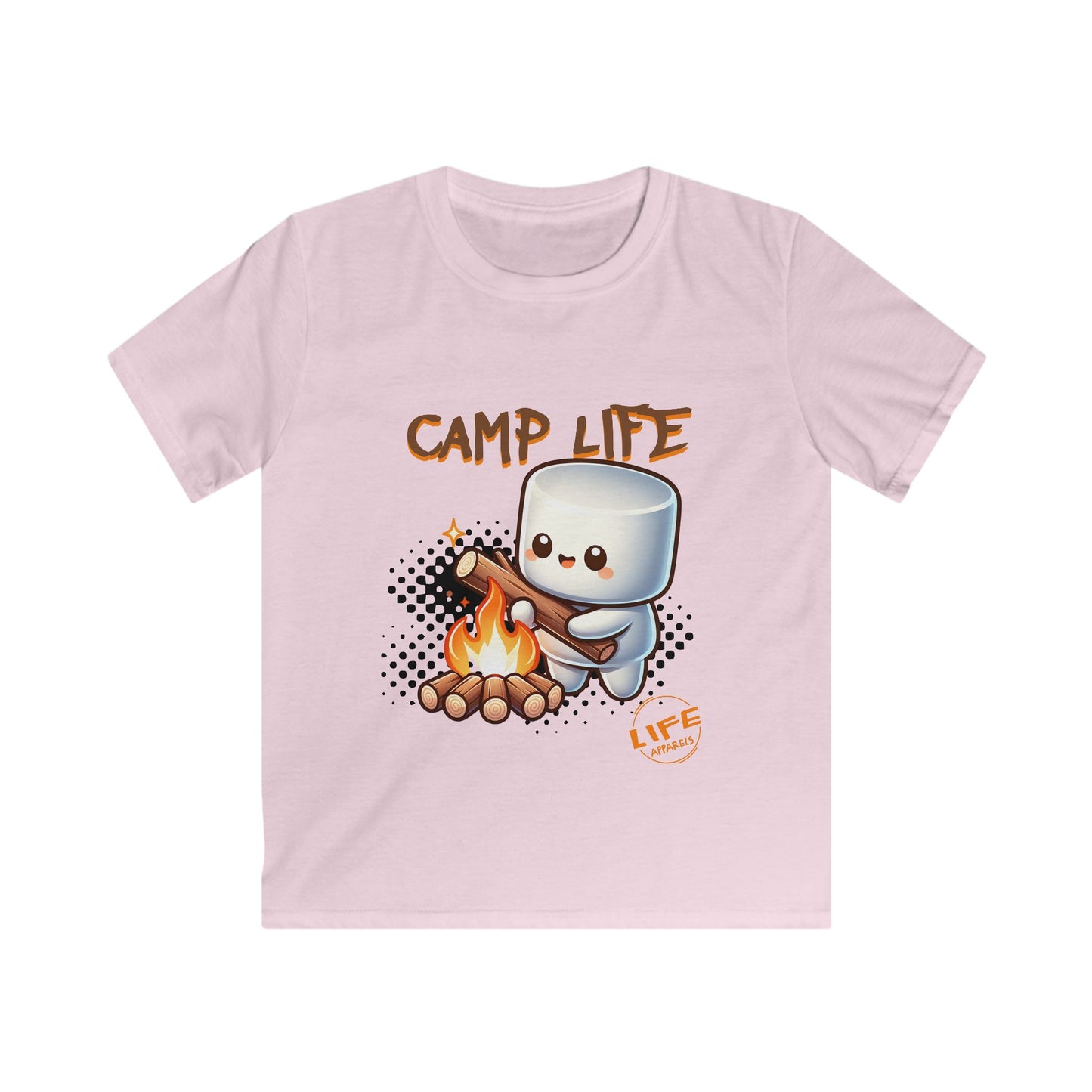 Camp Life Kids Tee, Summer Fun Shirt, Adventure T-Shirt, Camping Apparel, Outdoor Kids Clothes