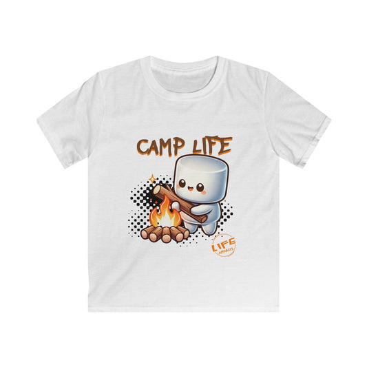 Camp Life Kids Tee, Summer Fun Shirt, Adventure T-Shirt, Camping Apparel, Outdoor Kids Clothes